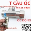 T cầu ỐC chia nước INOX SUS 304 cho bồn cầu & vòi xịt vệ sinh - Giá ưu đãi 27,820₫ 4