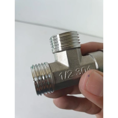 T cầu ốc ống nước 3 đầu chữ T inox phi 21 2 răng ngoài 1 răng trong Giá 16.050₫ 4