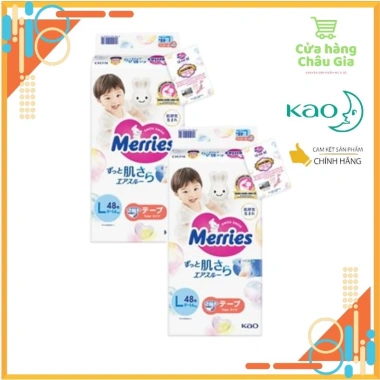 Tã bỉm Merries nội địa Nhật đa size NB-S-M-L-XL, khuyến mãi 309.000đ - Giá tốt