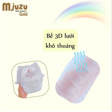 Tã Bỉm Mjuzu Gold Chính Hãng - Thấm Hút Vượt Trội, Giá Ưu Đãi 398.000đ