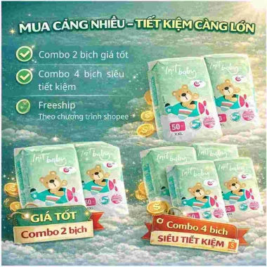 Tã Bỉm Quần Bỉm INIT Combo - Giá 120k, Size M-5XL, Thấm 1.200ml, Giá Rẻ, Chất Lượng Cao 8