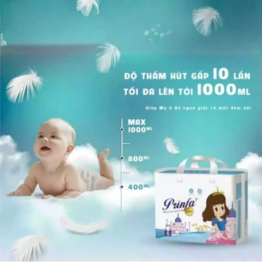 Tã Bỉm Quần FrinFa Êm Mềm Nâng Niu Da Bé - Size Đủ, Giá Ưu Đãi 135k