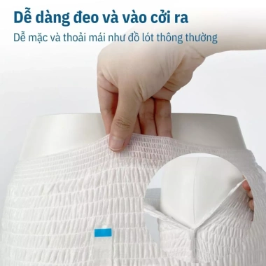 Tã bỉm quần người lớn Yeonchi Mechicare siêu mỏng siêu thấm 10 miếng size M-L/L-XL - Giá 129.089đ