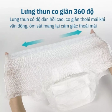 Tã bỉm quần người lớn Yeonchi Mechicare siêu mỏng siêu thấm 10 miếng size M-L/L-XL - Giá 129.089đ
