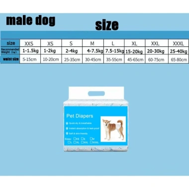 Tã Chó Chống Tràn Khô Thoáng 15-40kg Đực Cái - 258.076₫, Thoải Mái Bảo Vệ