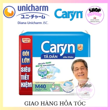 Tã dán Caryn size M 10-20-40 miếng - Siêu thấm, mềm nhẹ - Giá chỉ 116.000 VND 6