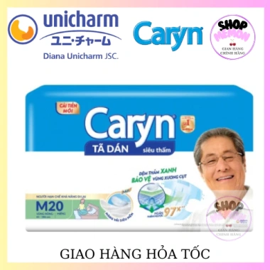 Tã dán Caryn size M 10-20-40 miếng - Siêu thấm, mềm nhẹ - Giá chỉ 116.000 VND 8
