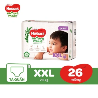Tã dán Huggies Platinum Nature Made NB60 M58 L44 XL38 XXL26 - Giá chỉ 295k 9