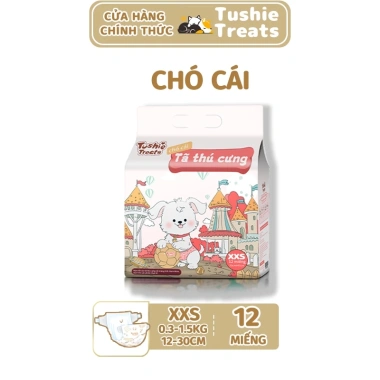 Tã thú cưng Tushie Treats siêu thấm hút cho mèo - Đa kích cỡ, giá ưu đãi 34.000₫ 9