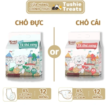 Tã vệ sinh chó mèo 12 miếng - Thấm nhanh, chống rò rỉ, mọi kích cỡ, đực & cái 10