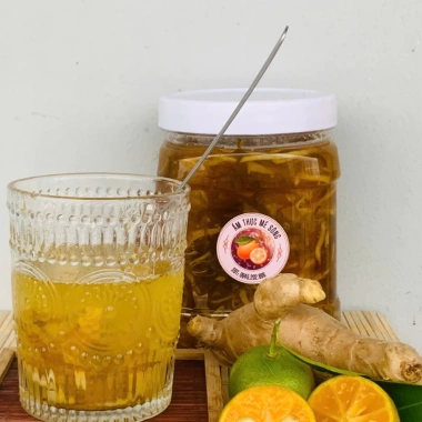Tắc gừng mật ong đường phèn 1kg - Thơm ngon, an toàn, tốt cho sức khỏe, 120k 2