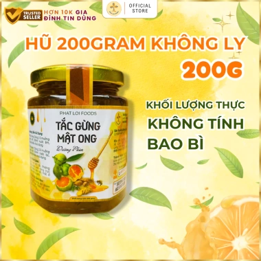 Tắc Gừng Mật Ong Đường Phèn Phat Loi Foods - Tặng Ly Thủy Tinh - 200g/350g/650g - Giá ưu đãi 139k 9