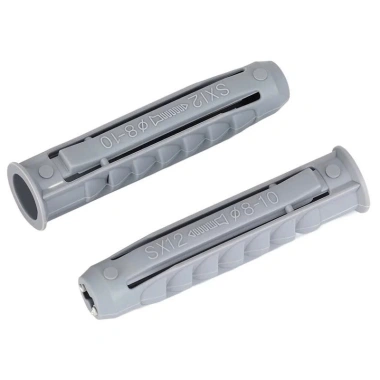 Tắc Kê Nở Nhựa 4 Chiều Xám 6-12mm - Bắt vít, khoan siêu cứng, nội địa Trung