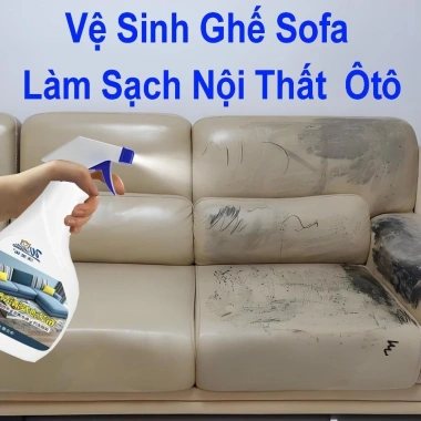 Tác nhân làm sạch ghế sofa 500ml - Dung dịch tẩy da, nỉ, vải, giảm 23% chỉ 79.800₫ 3