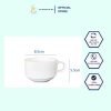 Tách Cafe Ohio 6.5-8.5, Tách Trà Trắng Sứ Cao Cấp Bền Đẹp - Giá 24.000đ Mta-Mart2 4