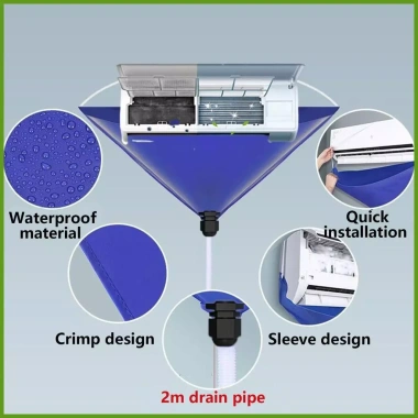 Tách Túi Vệ Sinh Ống Nước Gia Đình, Chia Túi Khăn HVAC Treo Tường greiwe2vn 3