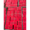 Tag đỏ Tết 1‑2 chữ thư pháp 5x7cm kèm dây đỏ, treo cây mai, đào - 60.000₫ 6
