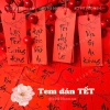 Tag đỏ Tết 2.026 - 45 câu đối 4 chữ thư pháp (4x10cm) kèm dây đỏ, treo quà - Giá chỉ 60.000 VND 3