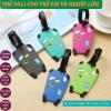 Tag hành lý cao su mềm hình vali ngộ nghĩnh – Thẻ vali dễ thương cho trẻ em, người lớn, chỉ 50.000₫