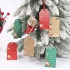 Tag thẻ treo Noel Giáng sinh đa màu 10c/50c không dây - Giá chỉ 8.000 VND