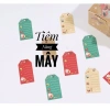 Tag thẻ treo Noel Giáng sinh đa màu 10c/50c không dây - Giá chỉ 8.000 VND 7
