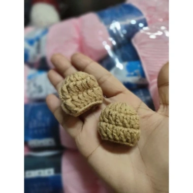 Tai gấu len dễ thương - Trang trí tóc, phụ kiện thời trang giảm giá 9.000₫ 3