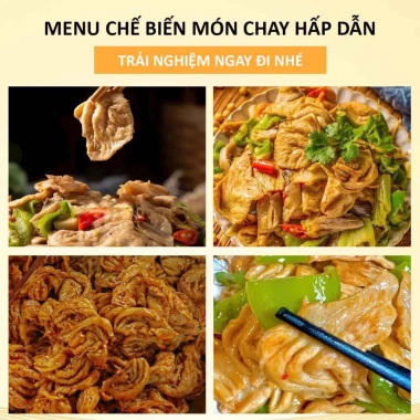 Tai heo chay khô 1kg-200g, tai lợn chay, cánh hoa chay – Chay Tâm Việt, chỉ 38.200 VND 5