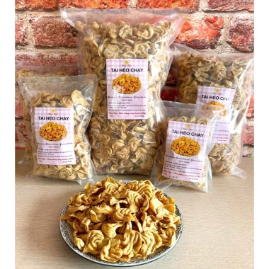 Tai heo chay khô 1kg-200g, tai lợn chay, cánh hoa chay – Chay Tâm Việt, chỉ 38.200 VND 7