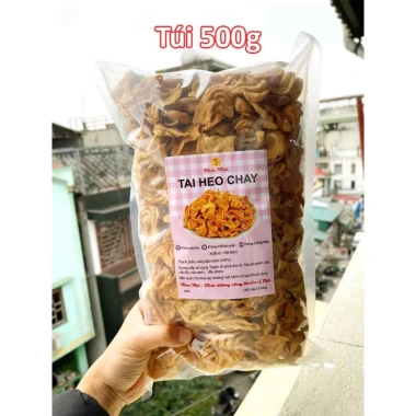 Tai heo chay khô 1kg-200g, tai lợn chay, cánh hoa chay – Chay Tâm Việt, chỉ 38.200 VND 10