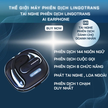 Tai Nghe AI Phiên Dịch Cao Cấp - Dịch Thuật Cho Doanh Nhân, Giá 3.896.000 VND