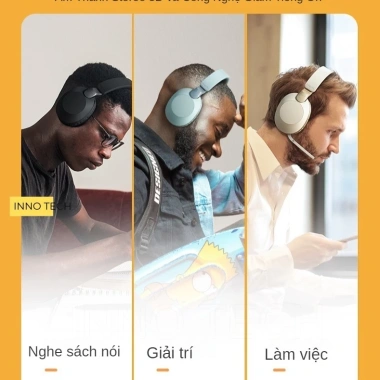 Tai Nghe Bluetooth 5.1 MS-B2 – Hifi, Chống Ồn Cao, Micro Đàm Thoại, Xoay Đa Góc – 345.000đ 6