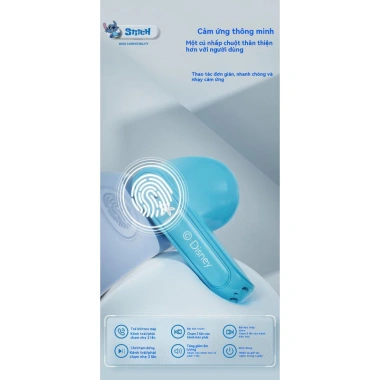 Tai nghe Bluetooth 5.3 Disney Q54 chống ồn không dây in‑ear – 209.000 VNĐ, quà sinh nhật 7