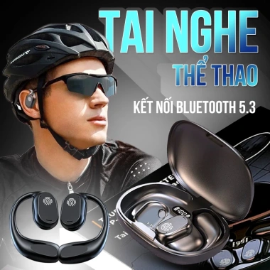 Tai Nghe Bluetooth 5.3 Không Dây Âm Thanh HiFi Stereo Chống Nước Giá 169k 2