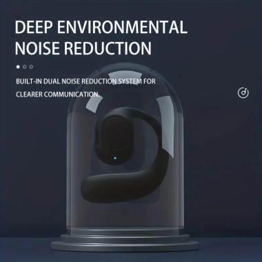 Tai nghe Bluetooth 5.4 kẹp tai không dây thể thao, micrô tích hợp, âm thanh nổi, chỉ 43.000₫ 4
