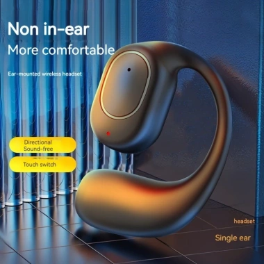 Tai nghe Bluetooth 5.4 kẹp tai không dây thể thao, micrô tích hợp, âm thanh nổi, chỉ 43.000₫ 10