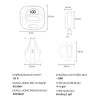 Tai nghe Bluetooth 5.4 không dây thể thao HIFI, khử tiếng ồn, micrô, LED, pin siêu dài – giá 197.040₫ 9