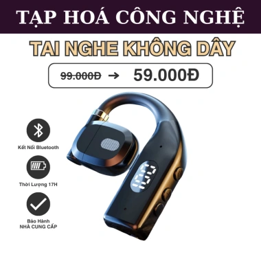 Tai Nghe Bluetooth 5.5 B02 Đeo 2 Bên, Pin 20h, Gọi Rõ, Chống Nước, Mẫu Mới