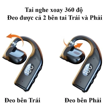 Tai Nghe Bluetooth 5.5 B02 Đeo 2 Bên, Pin 20h, Gọi Rõ, Chống Nước, Mẫu Mới 6