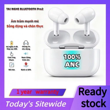 Tai Nghe Bluetooth AIR4 Không Dây Đàm Thoại Hai Chiều 6-8h Cảm Ứng Bảo Hành 12T Giá 150.000