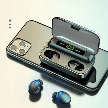 Tai Nghe Bluetooth Amoi F9 PRO TWS - Không Dây, Cảm Ứng, Bluetooth 5.0, Giá 115k
