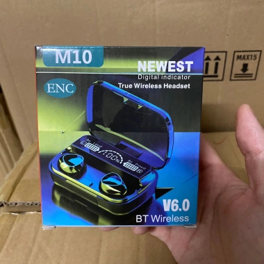 Tai Nghe Bluetooth ANLTEC LINSING M10 – Pin Trâu, Cảm Ứng, Gaming, Chống Nước, Chống Ồn – 169k