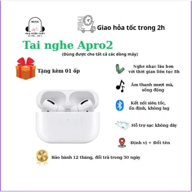 Tai Nghe Bluetooth APRO2 Cao Cấp - Định Vị, Cảm Ứng, Tự Động Kết Nối, Bảo Hành Đổi Mới 209.000₫