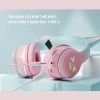 Tai nghe Bluetooth chụp tai mèo có mic, bass mạnh, gập gọn tiện lợi - chỉ 199.000đ 4