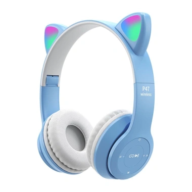 Tai nghe Bluetooth chụp tai P47 - Tai mèo âm thanh cao cấp, giảm giá 23 chỉ 59.999 VND 6