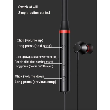 Tai nghe Bluetooth cổ Lenovo HE05X BT5.0 - Chống mồ hôi IPX5, Mic khử tiếng ồn, Giá 168.300₫ 5