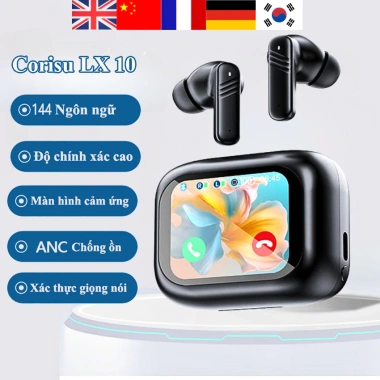 Tai Nghe Bluetooth Corisu LX10 Dịch Nhiều Ngôn Ngữ, Âm Thanh Siêu Đỉnh, Giá Ưu Đãi 1.359.900₫