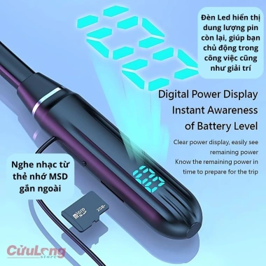 Tai Nghe Bluetooth Đeo Cổ Không Dây 5.3 - Chạy Bộ Thể Thao, Gaming, Âm HIFI, Hỗ Trợ TF MP3 - Giá 129.000₫ 7 Tai Nghe Bluetooth Đeo Cổ Không Dây 5.3 - Chạy Bộ Thể Thao, Gaming, Âm HIFI, Hỗ Trợ TF MP3 - Giá 129.000₫ 7