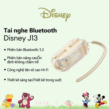 Tai Nghe Bluetooth Disney J13 Không Dây Có Mic - Âm Thanh Sắc Nét, Giá Ưu Đãi 306.900₫
