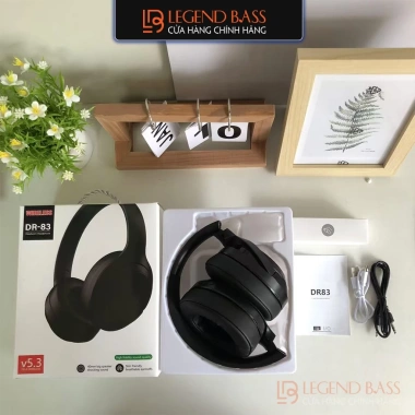 Tai Nghe Bluetooth DR-83 SPad Chụp Tai Lớn Êm Mic Bass Mạnh Pin 10h - 289.000₫