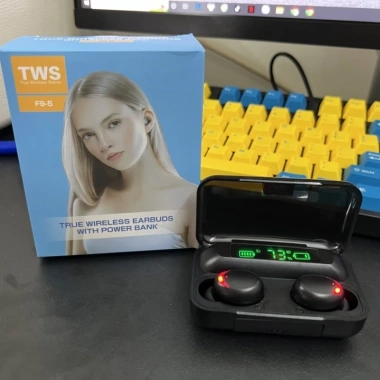 Tai Nghe Bluetooth F9 Pro IPX7 Kháng Nước, Thiết Kế Thể Thao, Micro Tích Hợp - Giá 115.000 VND